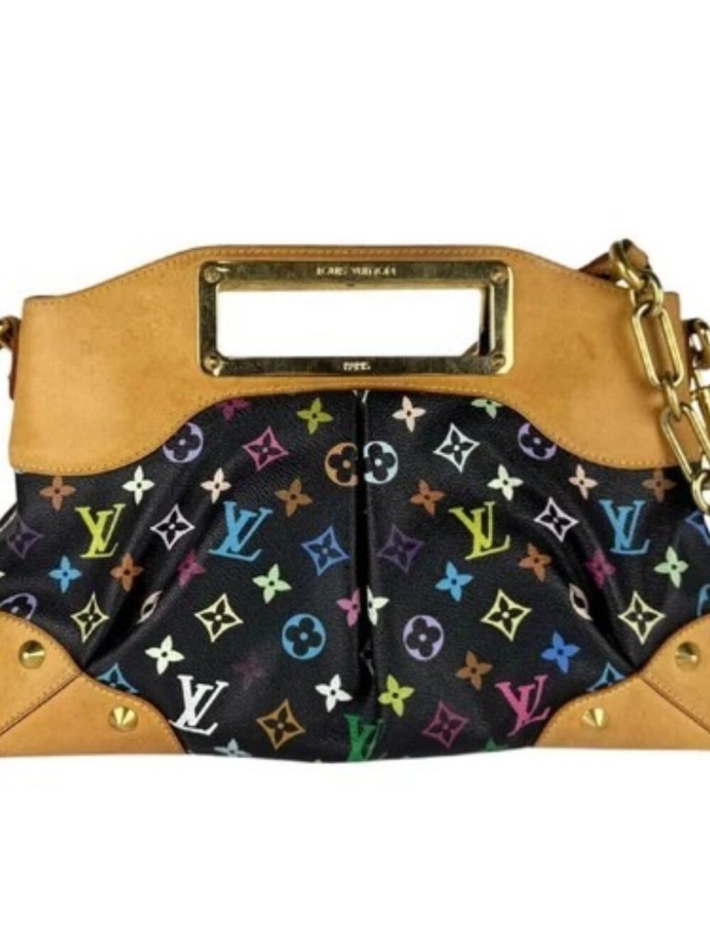 Auth LOUIS VUITTON Multicolor Judy MM Shoulder Bag Handbag M40256 - z11060